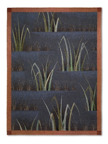 Grass Shelves
Wool, silk and linen
48” x 36” 2014
