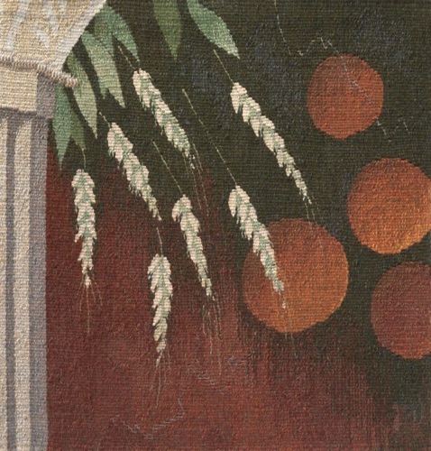 Roman Wall Painting 3
Wool, silk and linen
24”x24”, 2009 Roman Wall Painting 3
Wool, silk and linen
24”x24”, 2009