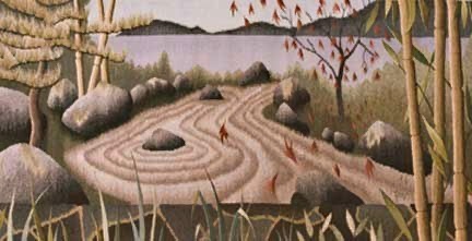Japanese Garden
Wool and linen
36"x72", 1996 Japanese Garden
Wool and linen
36"x72", 1996