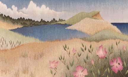 Lucy Vincent
Wool, silk and linen
36"x60", 1993 Lucy Vincent
Wool, silk and linen
36"x60", 1993